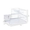 Secaplatos Escurridor 2 Niveles Acero Inoxidable Simplit Blanco