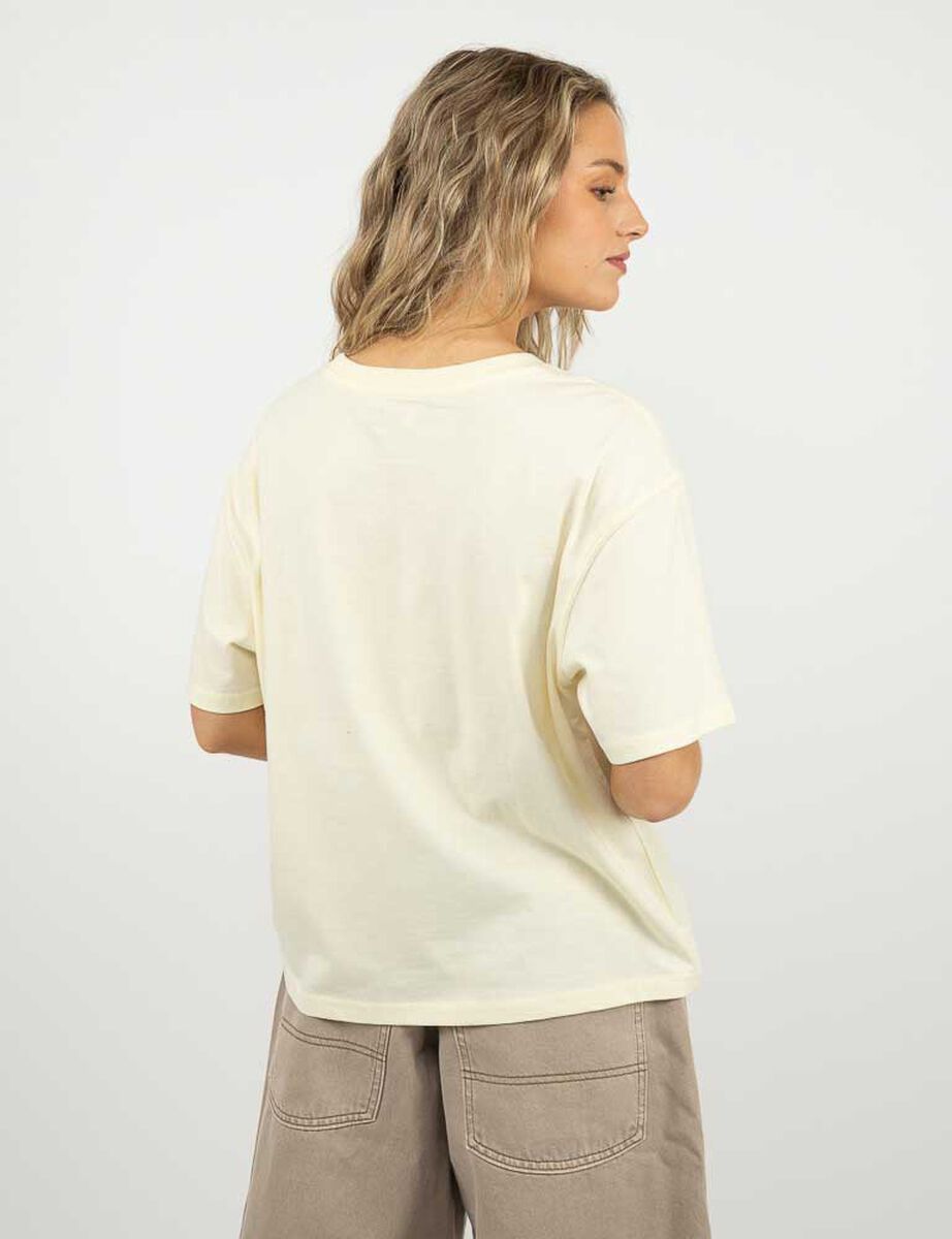 Polera Con Estampado Manga Corta Mujer Icono