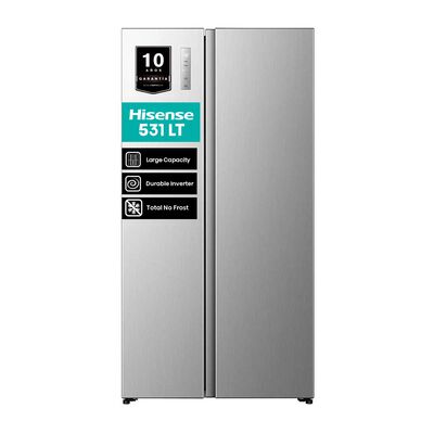 Refrigerador Side By Side Hisense RS3P558NECF 531 lts.