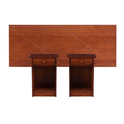 Imagen 1 del producto Respaldo 2 Plazas + 2 Veladores CIC New Villarrica