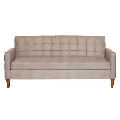 Futón Latam Home Genova Cuero 3 Cuerpos Beige
