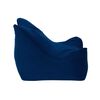 Set 2 Poufs Bodevir Potter Felpa 1 Cuerpo Azul Oscuro
