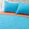 Quilt Bicolor Doral King Origins Calipso Naranjo