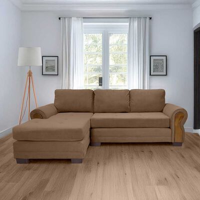 Imagen 1 del producto Sofá Seccional Living Factory Oregon 4 Cuerpos Chocolate