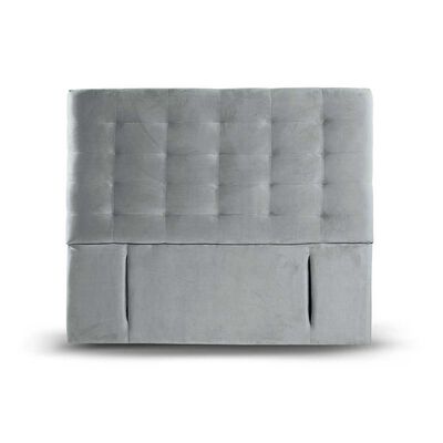 Imagen 1 del producto Respaldo Latam Home King Napoles Tela Velvet Gris