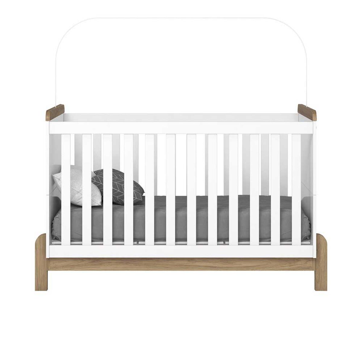 Cuna 2 en 1 Home Mobili Ternura Blanco