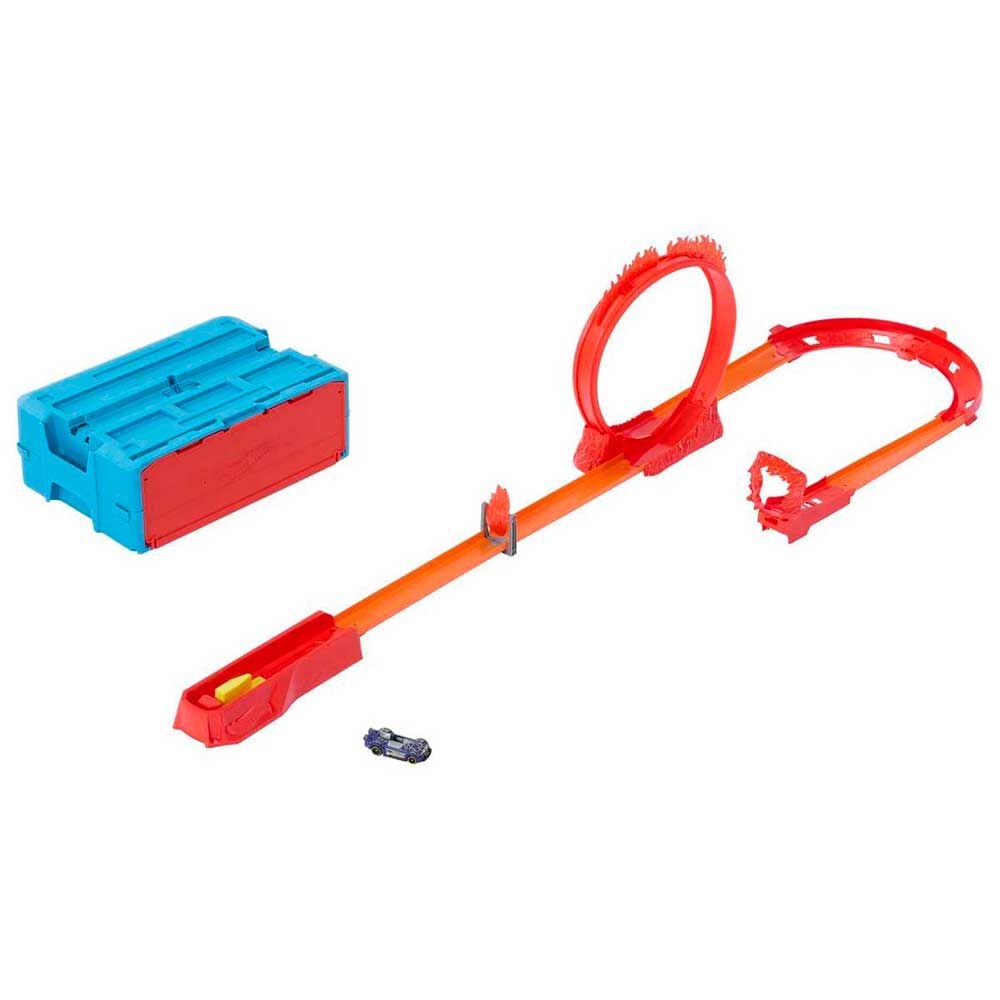 Pista de Auto Caja Grande Acrobacias de Fuego Hot Wheels | Abc