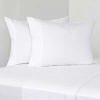 Juego de Sábanas CannonSúper King 500 Hilos Pipping White