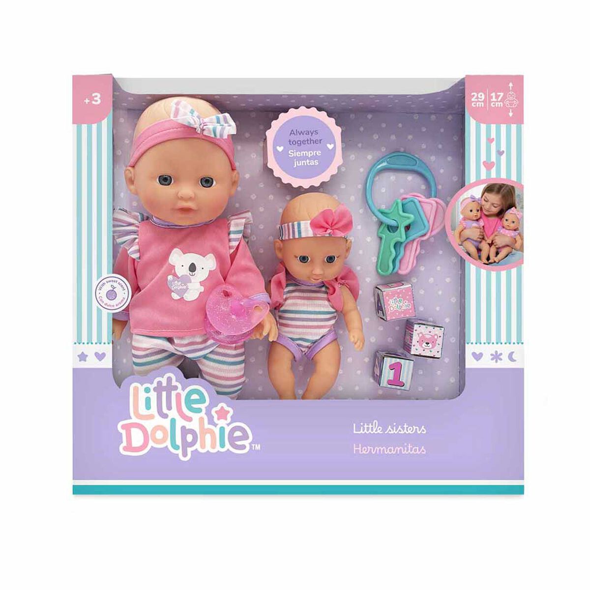 Mu&ntilde;ecas Hermanitas Dise&ntilde;os Surtidos Little Dolphie