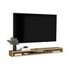 Panel TV TuHome Luft Hasta 75" Wengue