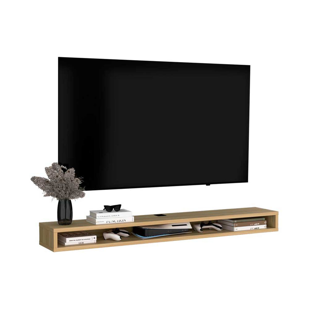 Panel TV TuHome Luft Hasta 75" Wengue