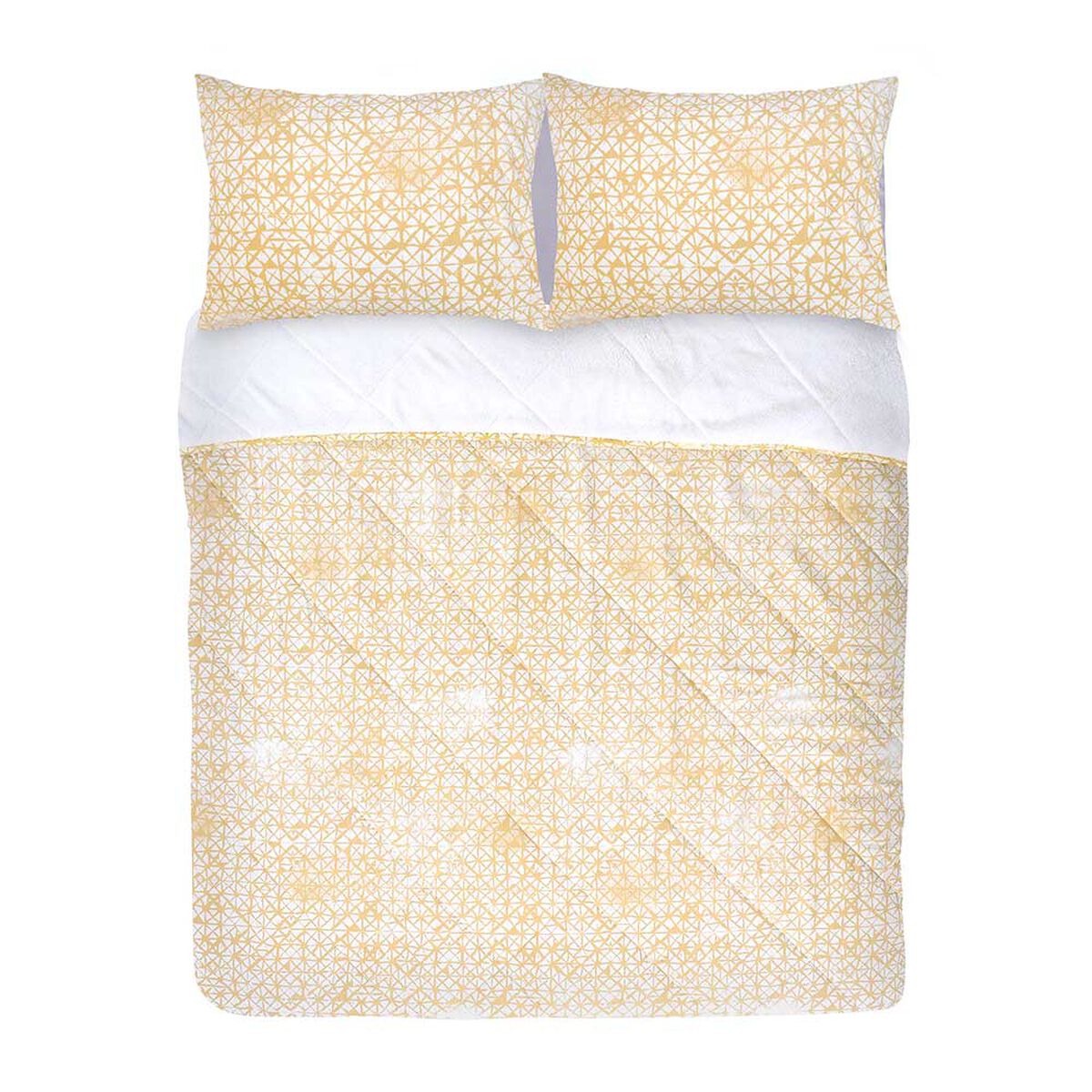 Plumón Microfibra Sherpa Mashini 2 Plazas Golden
