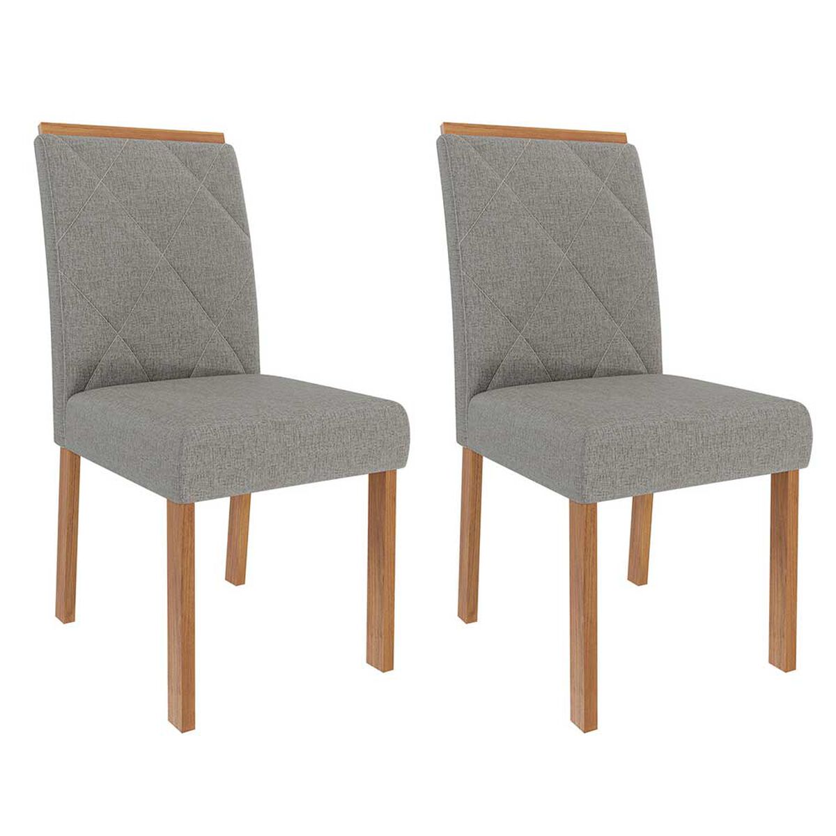 Juego de Comedor Decocasa Agata 4 Sillas Off White