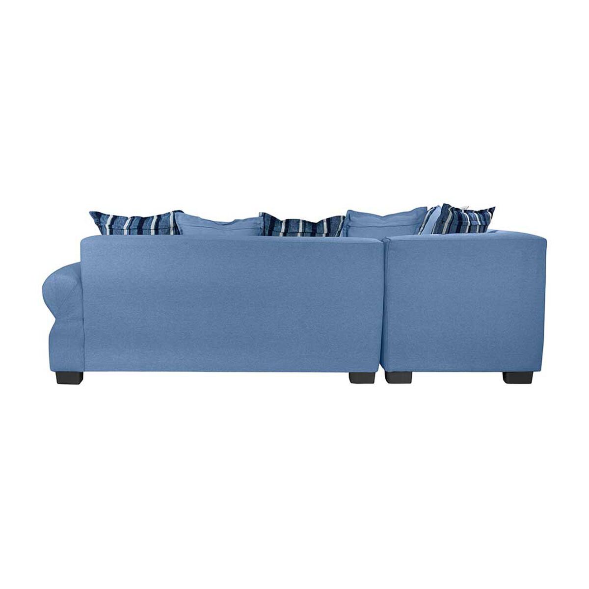 Sofá Seccional Living Factory Dakota 6 Cuerpos Azul