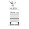 Velador Onessta Roma 2 Cajones Blanco