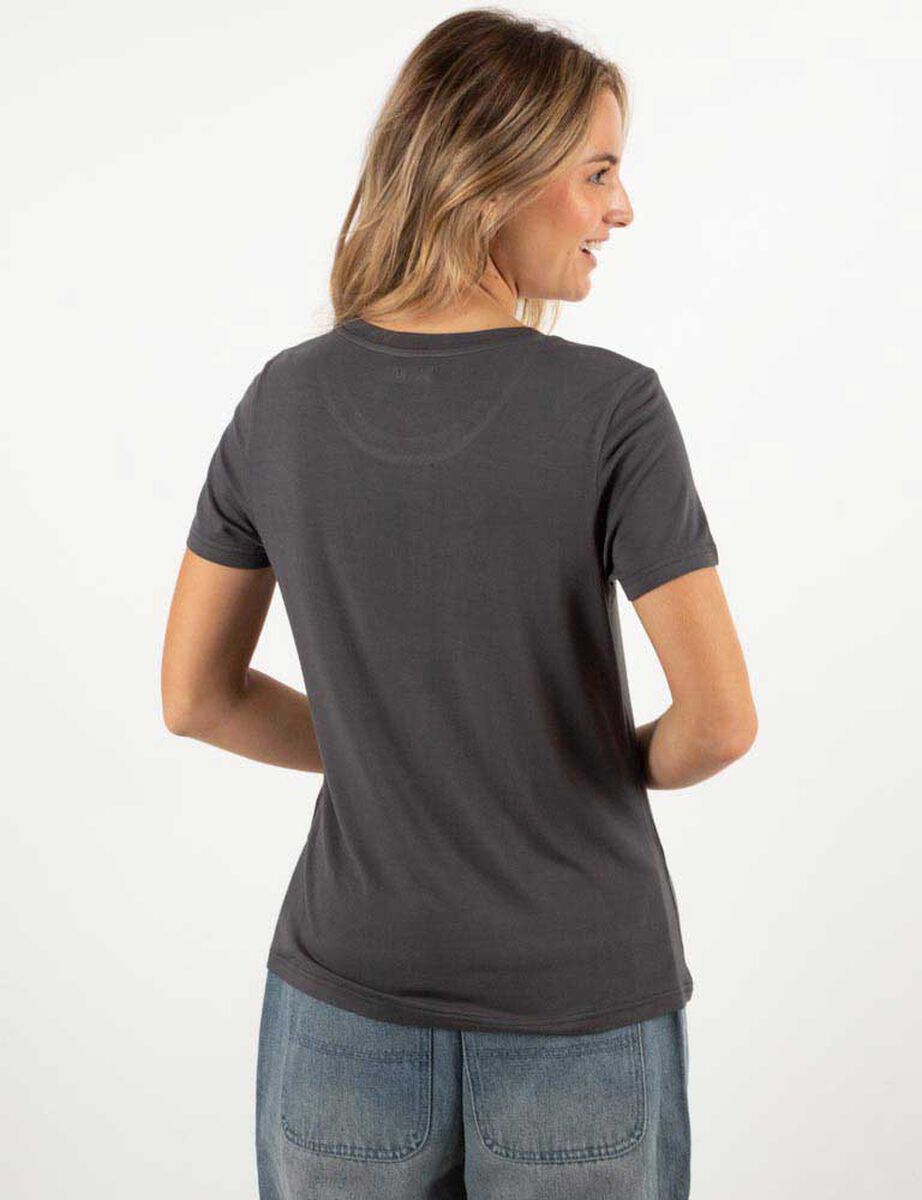 Polera Con Estampado Manga Corta Mujer Icono