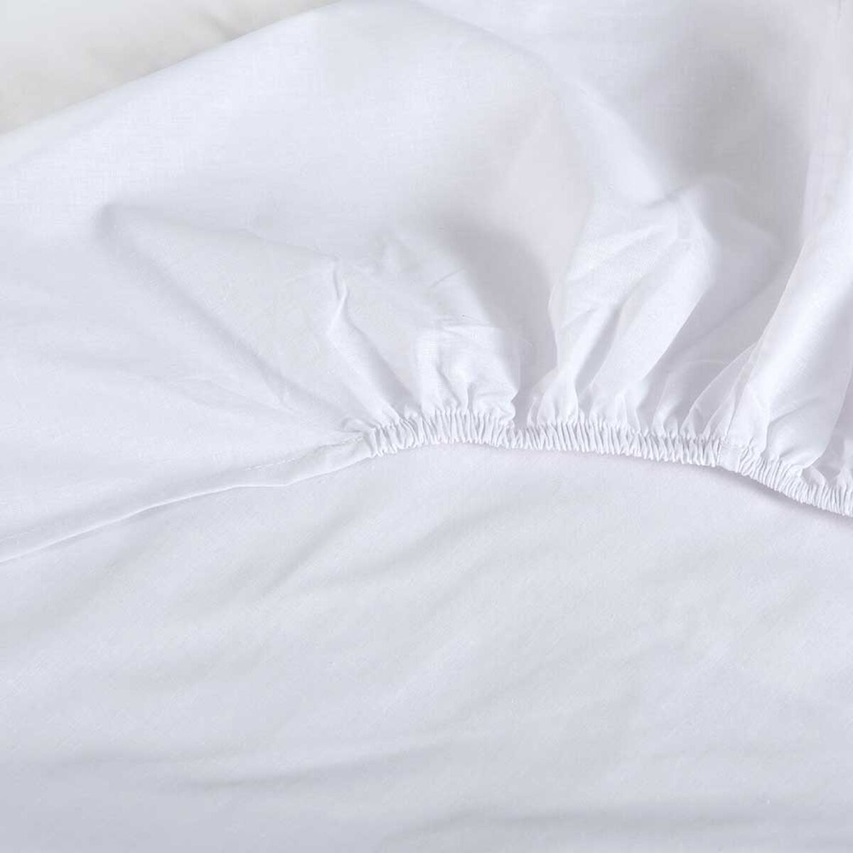 Juego de Sábanas Liso Linea Hotel 144 Hilos 2 Plazas Blanco