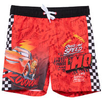 Traje de baño Short Niño Cars Rojo