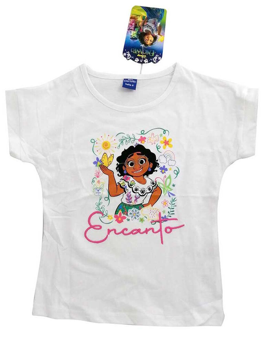 Polera de Algodón Manga Corta Niña Encanto