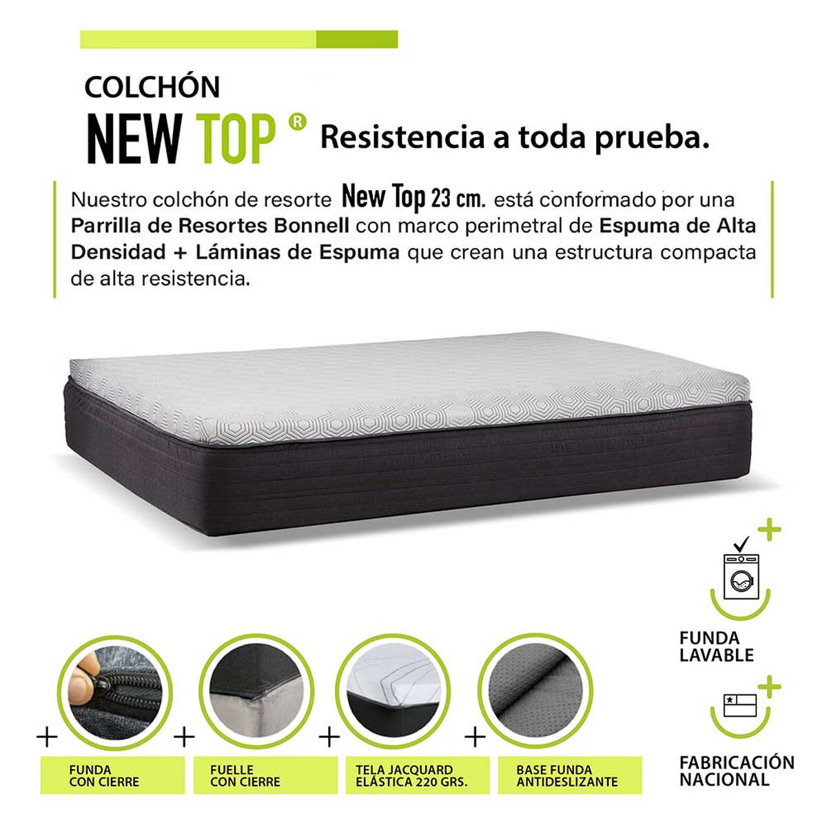 Cama Europea Boxet Latam Home Base Dividida 2 Plazas Zen Best