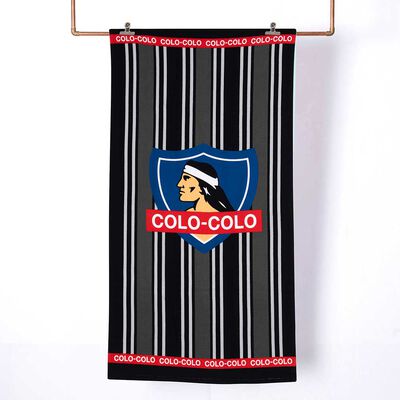Toalla de Playa Infantil con Bolso Colo - Colo Grises 70 x 140 + 33 x 42 cm