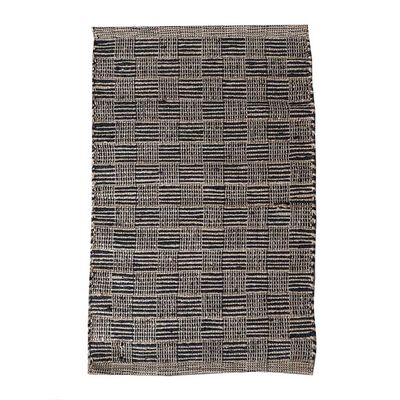 Bajada de Cama Idetex Tibet 90 x 60 Negro