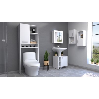 Set De Baño TuHome Big Bath 5 Puertas Blanco