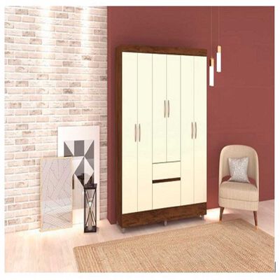 Imagen 2 del producto Clóset KEA Ideal 6 Puertas 2 Cajones Champagne