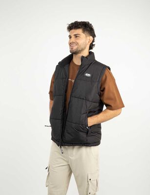 Imagen 1 del producto Parka Sin Mangas Hombre Icono Negro, White