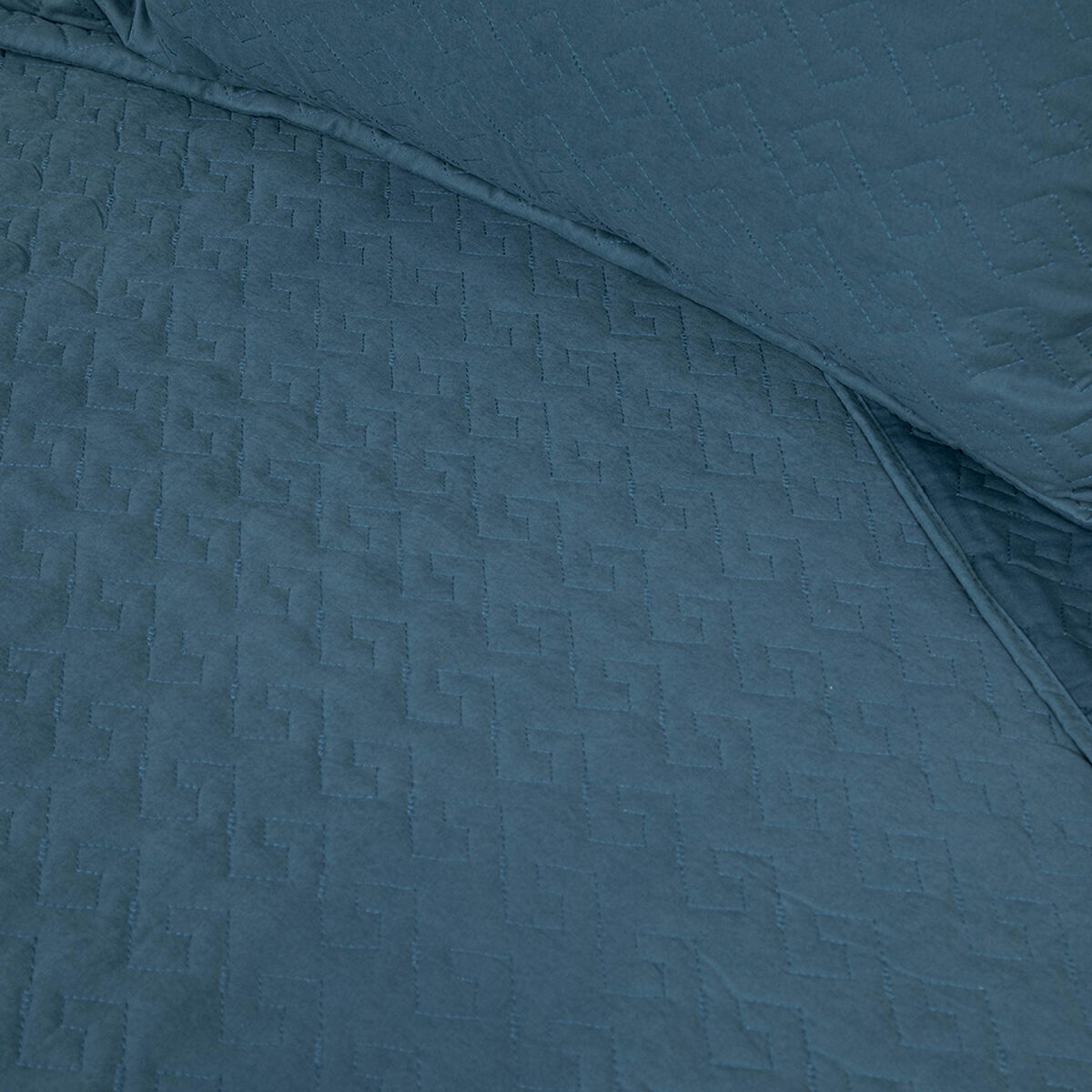 Quilt Doral 1,5 Plazas Azul Marino Velvety