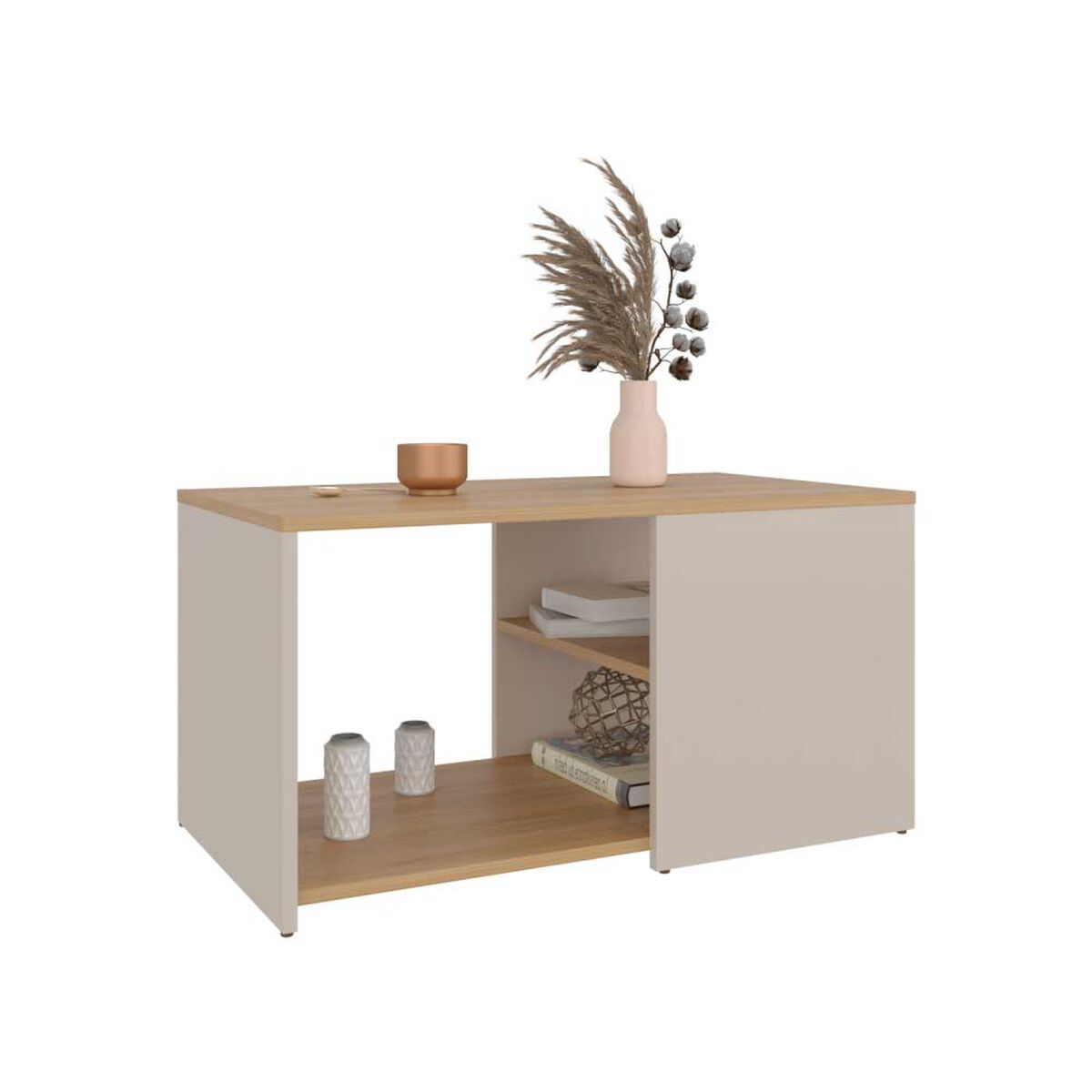 MESA CENTRO ADEL 80X45X42,1 CM CAPRI Y FRESNO