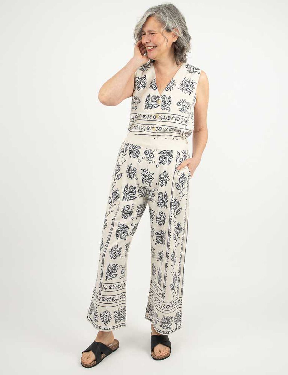 Pantalón Estampado Mujer Portman Club