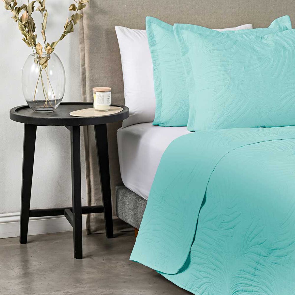 Quilt American Family 2 Plazas Marquis Aqua