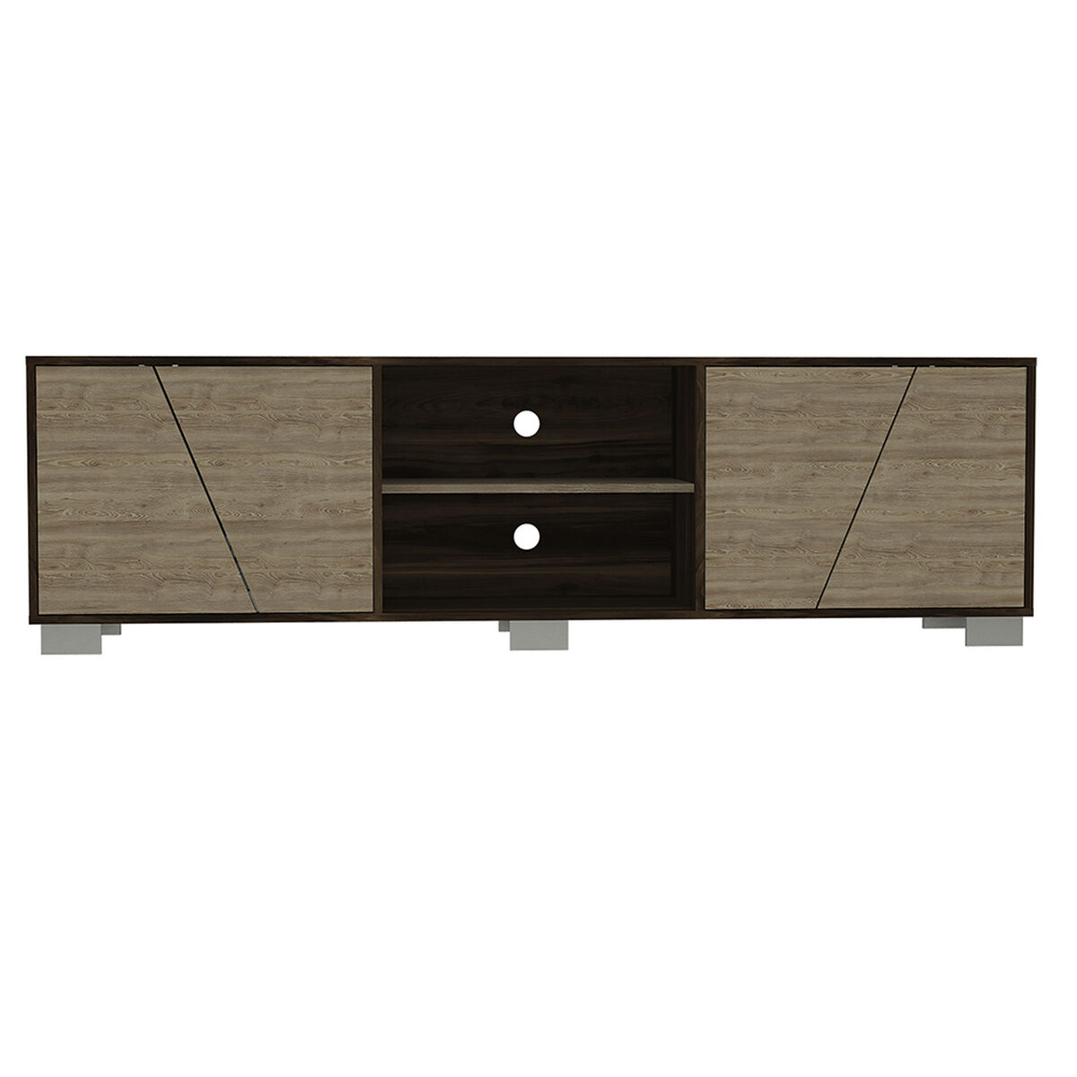Rack TV TuHome Fraktal Hasta 80"
