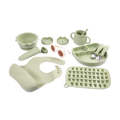 Set de Alimentacion 9 Verde Bebesit