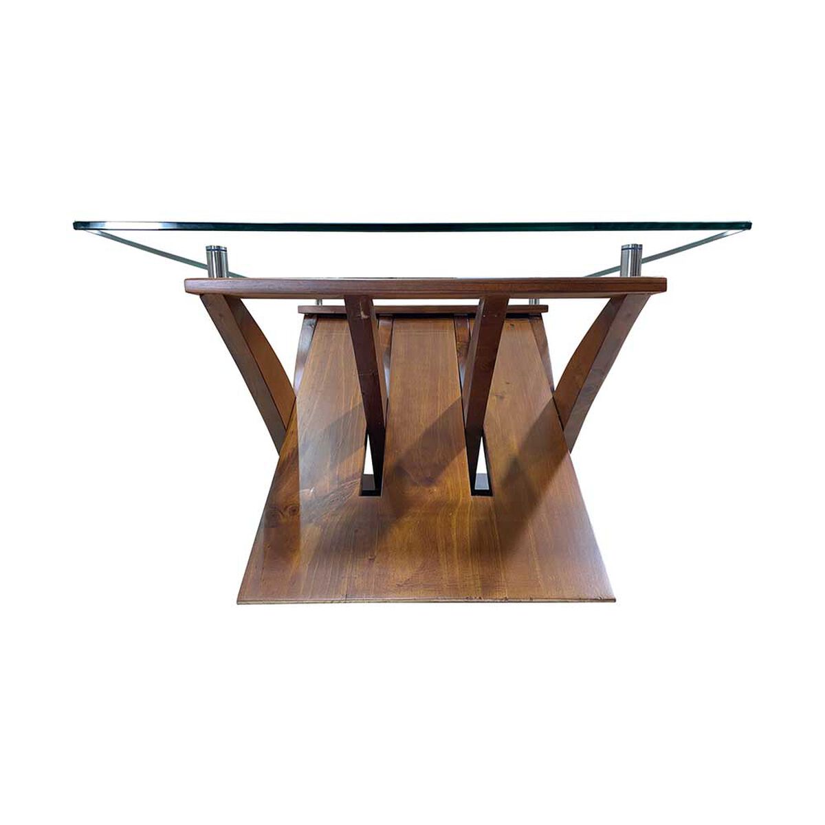 Mesa de Centro Living Factory Gaviota Nogal