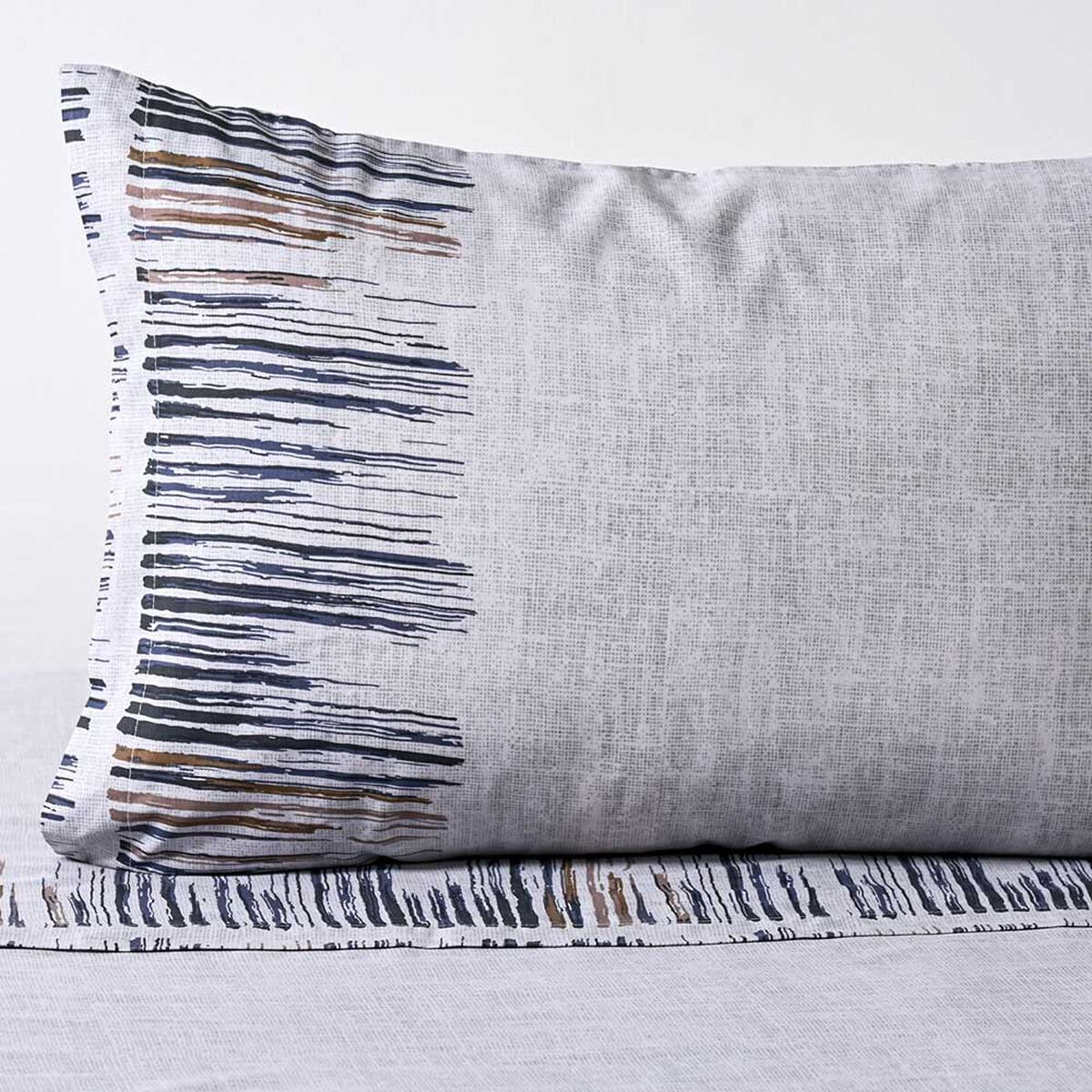 Juego de Sábanas Estampado American Family 144 Hilos 1,5 Plazas Bluestone