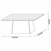 Juego de Comedor Jdo & Design Amanda 6 Sillas Castaño Oscuro 