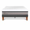 Combo Cama Europea CIC 2 Plazas Balance + C&oacute;moda Casanova Charlotte Nogal 8 Cajones