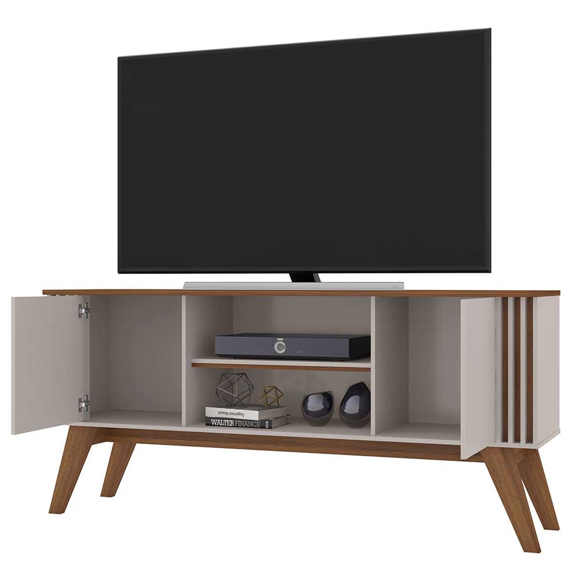Rack TV Exit Vitta Beige Matte Hasta 65"