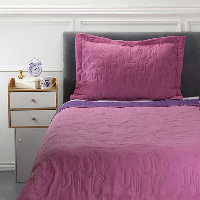 Imagen 1 del producto Cubrecama Bicolor Casanova Kids 1,5 Plazas Unicornio