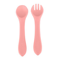 Set Cuchara y Tenedor Rojo Infanti