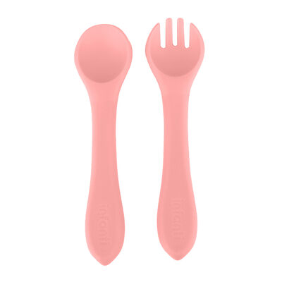 Imagen 1 del producto Set Cuchara y Tenedor Rojo Infanti