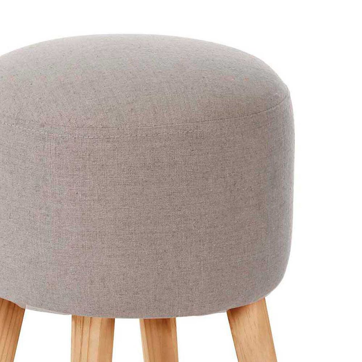 Pouf Latam Home Nantes Lino Gris Claro