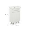 Vanitorio CIC Cannes 2 Puertas Blanco
