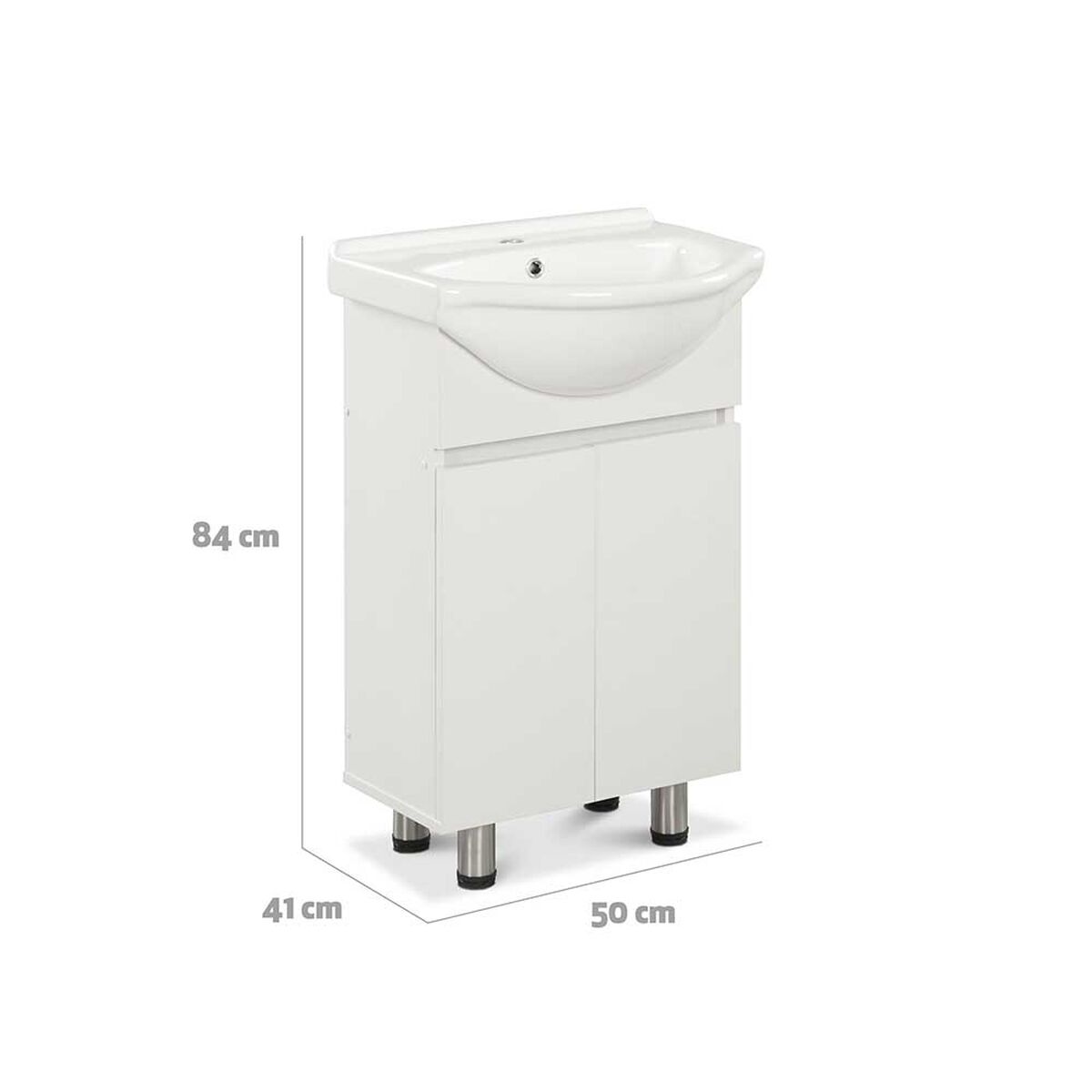 Vanitorio CIC Cannes 2 Puertas Blanco