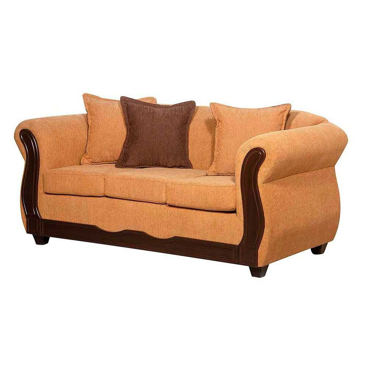 Juego de Living Black Factory Barcelona 5 Cuerpos Oro