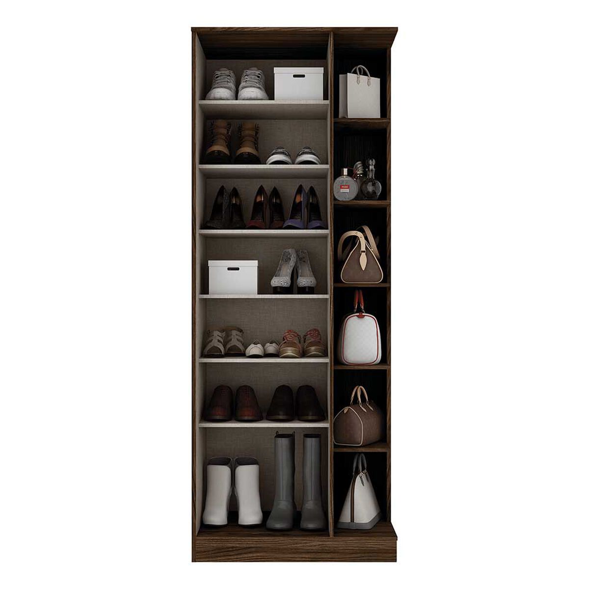 Zapatera Home Mobili Pia 1 Puerta Café