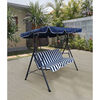 Sill&oacute;n Columpio de Terraza Casanova 3 Cuerpos Azul