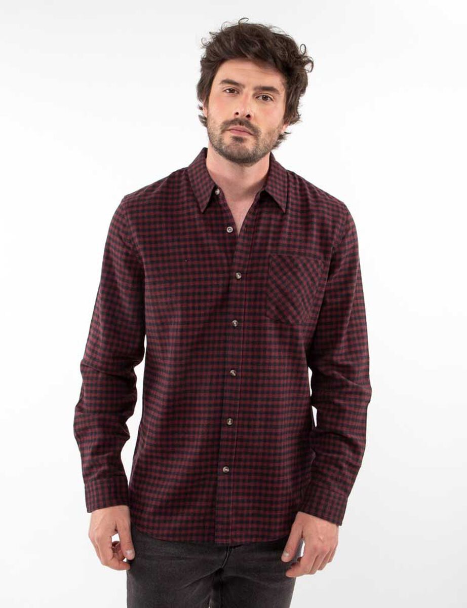 Camisa Tartán Manga Larga Hombre Portman Club